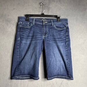 BKE Reserve Payton Dark Wash Denim Shorts Women's Size 30x11